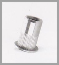 Flat Head Round Body with knurls,open end Rivet Nuts